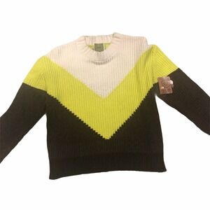 Snails Cinnamon Ladies Size Large NWT Sweater Chevron Print 3 Colors